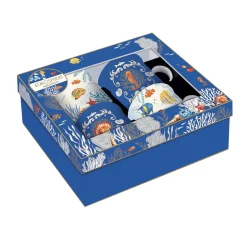 Easy Life 4 Mugs AQUARIUM> Coffret Cadeau|Petit Dejeuner
