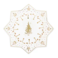 Easy Life Assiete à gateau CHRISTMAS LIGHTs> Noël|Services De Table En Porcelaine