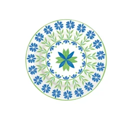 Easy Life Assiette à dessert  FLOWERS GARDEN> Services De Table En Porcelaine​|Flowers Garden