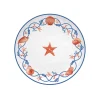 Easy Life Assiette à dessert étoile de mer CÔTE DE MER> Services De Table En Porcelaine​|Côte De Mer