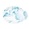 Easy Life Assiette de service en porcelaine 36×25 cm AQUA> Services De Table En Porcelaine​