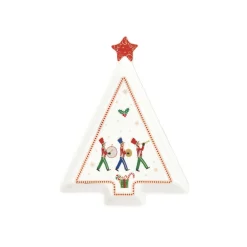 Easy Life Assiette en forme de sapin POLAR EXPRESS> Noël|Services De Table En Porcelaine