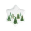 Easy Life Assiette en forme d’étoile FESTIVE TREES> Services De Table En Porcelaine​|Festive Trees