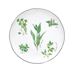 Easy Life Assiette en porcelaine Ø 21 cm HERBARIUM> Quotidienne|Services De Table En Porcelaine​