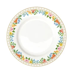 Easy Life Assiette plate BOHO FLOWERS> Services De Table En Porcelaine​