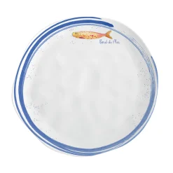 Easy Life Assiette plate BORD DE MER> Maritime|Services De Table En Porcelaine