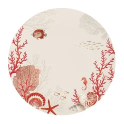 Easy Life Assiette plate CORAL REEF> Services De Table En Porcelaine​|Coral Reef