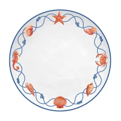 Easy Life Assiette plate CÔTE DE MER> Services De Table En Porcelaine​|Côte De Mer