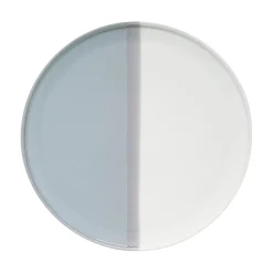 Easy Life Assiette plate DOUBLE GREY> Services De Table En Porcelaine​|Double