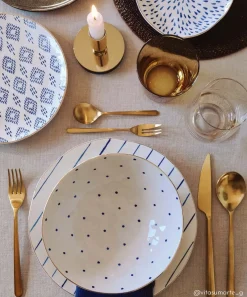 Easy Life Assiette plate en porcelaine Ø 26 cm ELEGANCE – VersA> Moderne|Services De Table En Porcelaine​