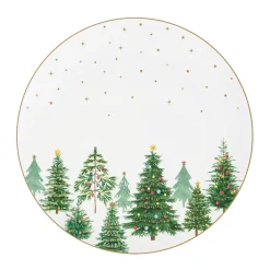 Easy Life Assiette plate FESTIVE TREES> Services De Table En Porcelaine​|Festive Trees