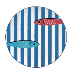 Easy Life Assiette Plate SARDINE’S PARTY – Vers2> Maritime|Services De Table En Porcelaine​