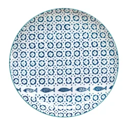 Easy Life Assiette Plate SEA SHORE> Maritime|Services De Table En Porcelaine​
