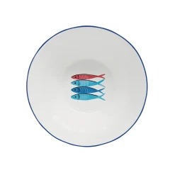 Easy Life Bol Ø 22 cm SARDINE’S PARTY> Maritime|Services De Table En Porcelaine​