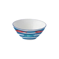 Easy Life Bol Ø 16 cm SARDINE’S PARTY> Maritime|Services De Table En Porcelaine
