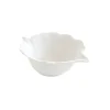 Easy Life Bol en porcelaine 21×16 cm en forme de feuille LEAVES WHITE> Moderne|Services De Table En Porcelaine​