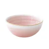 Easy Life Coffret de 6 bols en porcelaine Ø 15 cm PINK> Moderne|Services De Table En Porcelaine​