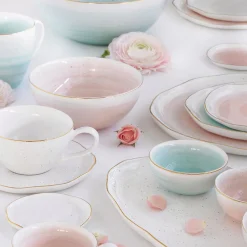 Easy Life Coffret de 6 bols en porcelaine Ø 15 cm PINK> Moderne|Services De Table En Porcelaine​