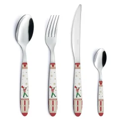 Easy Life Cuillere en acierr Avec Poignee Decoree POLAR EXPRESS> Noël|Services De Table En Porcelaine​