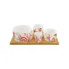 Easy Life Ensemble apéritif avec 4 bols et plateau CORAL REEF> Services De Table En Porcelaine​|Coral Reef