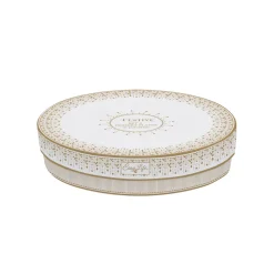 Easy Life Ensemble de 4 assiettes à dessert FESTIVE> Services De Table En Porcelaine​|Festive