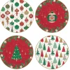 Easy Life Ensemble de 4 assiettes à dessert JINGLE BELLS> Services De Table En Porcelaine​|Jingle Bells