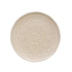 Easy Life Ensemble de 6 assiettes creuses en porcelaine de Ø 19 cm BEIGE> Moderne|Services De Table En Porcelaine​