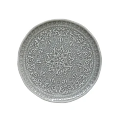 Easy Life Ensemble de 6 assiettes creuses en porcelaine de Ø 19 cm DEEP GREY> Moderne|Services De Table En Porcelaine​