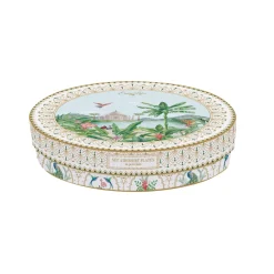 Easy Life Ensemble de 4 assiettes àdessert PARADIS SAUVAGE> Ethnique|Services De Table En Porcelaine​