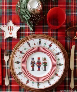 Easy Life Ensemble de 4 assiettes àdessert NUTCRACKER><noscript><img width=