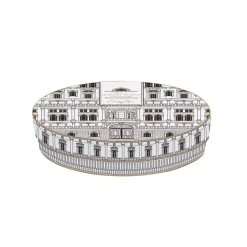 Easy Life Ensemble de 4 assiettes àdessert PALAZZO> Ethnique|Services De Table En Porcelaine​