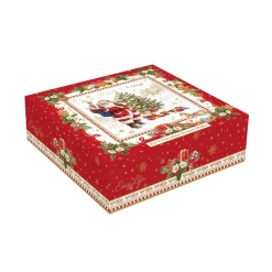 Easy Life Ensemble de 4 assiettes àdessert Ø 16 cm en porcelaine CHRISTMAS MEMORIES><noscript><img width=
