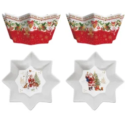 Easy Life Ensemble de 2 bols CHRISTMAS MEMORIES> Noël|Services De Table En Porcelaine