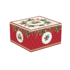 Easy Life Ensemble de 2 bols CHRISTMAS BERRIES> Noël|Services De Table En Porcelaine​