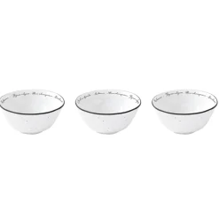Easy Life Ensemble de 3 bols en porcelaine Ø 10 cm HERBARIUM> Quotidienne|Services De Table En Porcelaine
