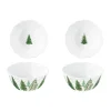 Easy Life Ensemble de 2 bols FESTIVE TREES> Services De Table En Porcelaine​|Festive Trees