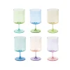 Easy Life Ensemble de 6 goblets RAINBOW> Services De Table En Porcelaine​|Rainbow