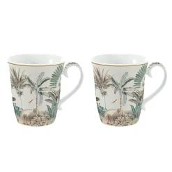 Easy Life Ensemble de 2 mugs dans une boîte couleur NOSTALGIC HEAVEN> Nature|Petit Dejeuner