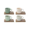 Easy Life Ensemble de 4 petites tasses a expresso en porcellaine TAKE A BREAK ASS7> Quotidienne|Petit Dejeuner