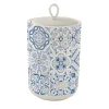 Easy Life Ensemble de 2 pots en porcelaine Ø11×19 cm CASA DECOR BLUE> Cuisine