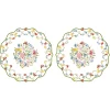 Easy Life Ensemble de 2 sets de table GARDEN DREAMS> Romantique|Services De Table En Porcelaine​