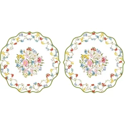 Easy Life Ensemble de 2 sets de table GARDEN DREAMS> Romantique|Services De Table En Porcelaine​