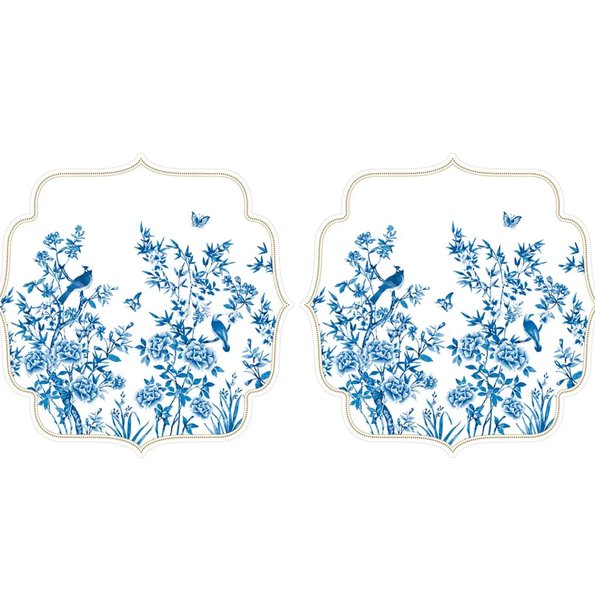 Easy Life Ensemble de 2 sets de table rigide PARADISE GARDEN> Nature|Services De Table En Porcelaine