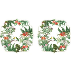 Easy Life Ensemble de 2 sets de table EXOTICA> Services De Table En Porcelaine​|Exotica