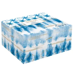Easy Life Ensemble de 4 sets de table en liège 40x30cm dans une boîte cadeau Shibori> Services De Table En Porcelaine​