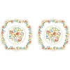 Easy Life Ensemble de 2 sets de table BOHO FLOWERS> Services De Table En Porcelaine​