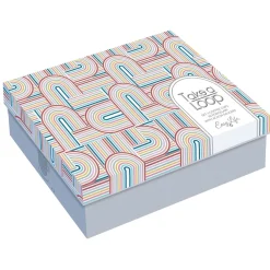 Easy Life Ensemble de 4 tasses à café avec soucoupe TAKE A LOOP ASS.5> Quotidienne|Petit Dejeuner