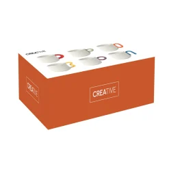 Easy Life Ensemble de 6 tasses à café CREATIVE> Quotidienne|Petit Dejeuner