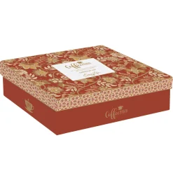 Easy Life Ensemble de 4 tasses à café en porcelaine avec soucoupe en bambou 110 ml FLEURS DES RÊVES> Coffret Cadeau