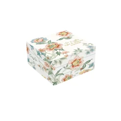 Easy Life Ensemble de 2 tasses à café avec soucoupes en porcelaine, 80 ml ZEN GARDEN WHITE> Romantique|Petit Dejeuner